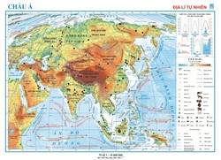 Bản đồ Châu Á - Địa lý tự nhiên